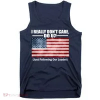 I Really Don't Care Do U Patriotic  Tank Top thumb 0