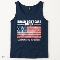 I Really Don't Care Do U Patriotic  Tank Top thumb 2