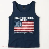 I Really Don't Care Do U Patriotic  Tank Top thumb 2