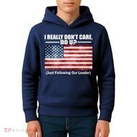 I Really Don't Care Do U Patriotic  Kids Hoodie thumb 4
