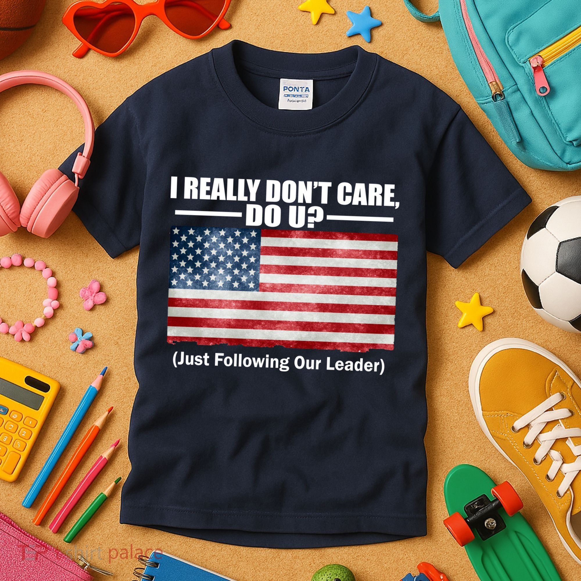 I Really Don't Care Do U Patriotic  Kids T-Shirt