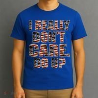 I Really Don't Care Do U Patriotic Trump T-Shirt thumb 3