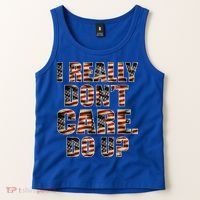 I Really Don't Care Do U Patriotic Trump Tank Top thumb 2
