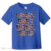 I Really Don't Care Do U Patriotic Trump Toddler T-Shirt thumb 0