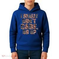 I Really Don't Care Do U Patriotic Trump Kids Hoodie thumb 4