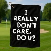 I Really Don't Care, Do U? Trump Golf Towel thumb 1