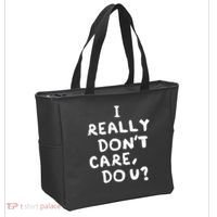 I Really Don't Care, Do U? Trump Tote Bag thumb 2