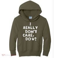 I Really Don't Care, Do U? Trump Kids Hoodie thumb 0