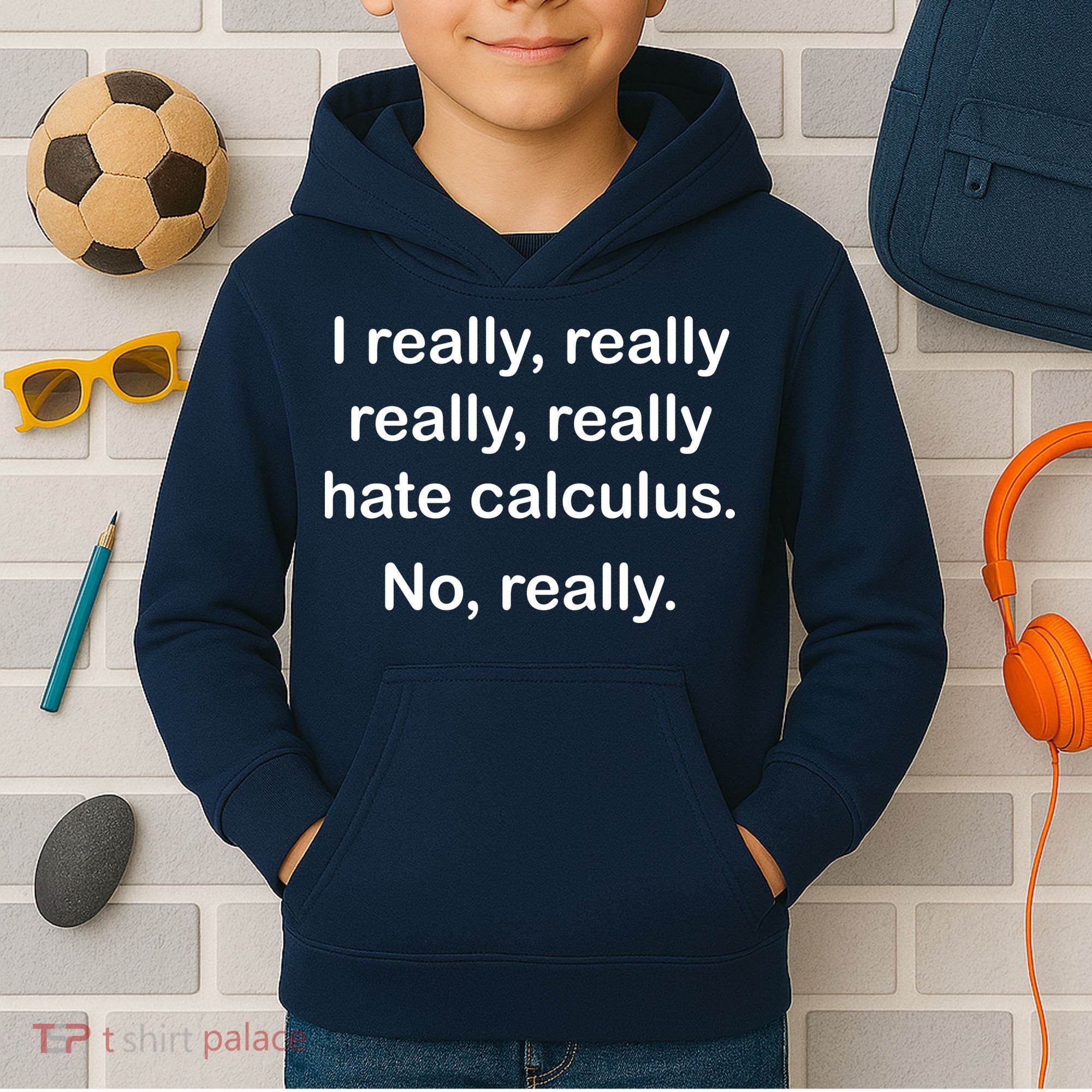 I Really Hate Calculus Kids Hoodie