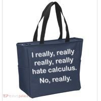 I Really Hate Calculus Tote Bag thumb 2