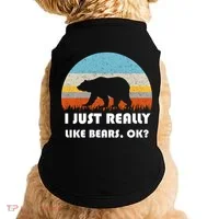 I Really Like Bears Doggie Tank thumb 0