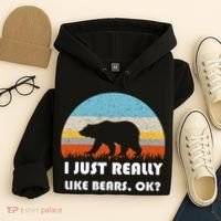 I Really Like Bears Hoodie thumb 4