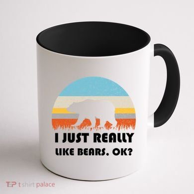 I Really Like Bears Coffee Mug back