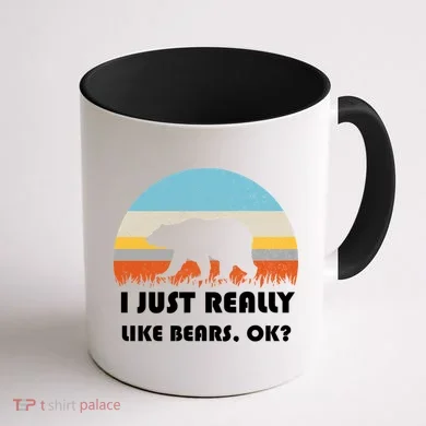 I Really Like Bears Coffee Mug back