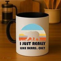 I Really Like Bears Coffee Mug thumb 4