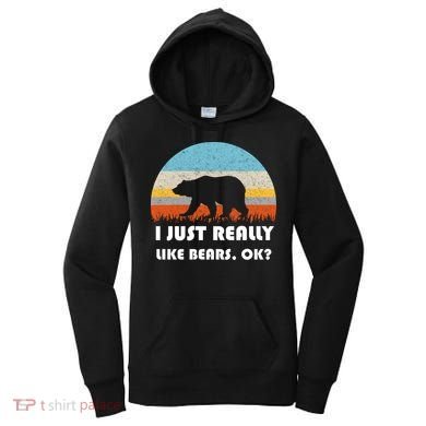 I Really Like Bears Women's Hoodie