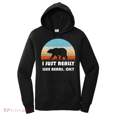 I Really Like Bears Women's Hoodie
