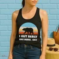 I Really Like Bears Women's Tank Top thumb 2