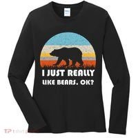 I Really Like Bears Women's Long Sleeve Shirt thumb 0