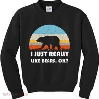 I Really Like Bears Kids Sweatshirt thumb 0