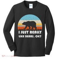 I Really Like Bears Kids Long Sleeve Shirt thumb 0