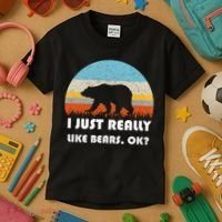 I Really Like Bears Kids T-Shirt thumb 3