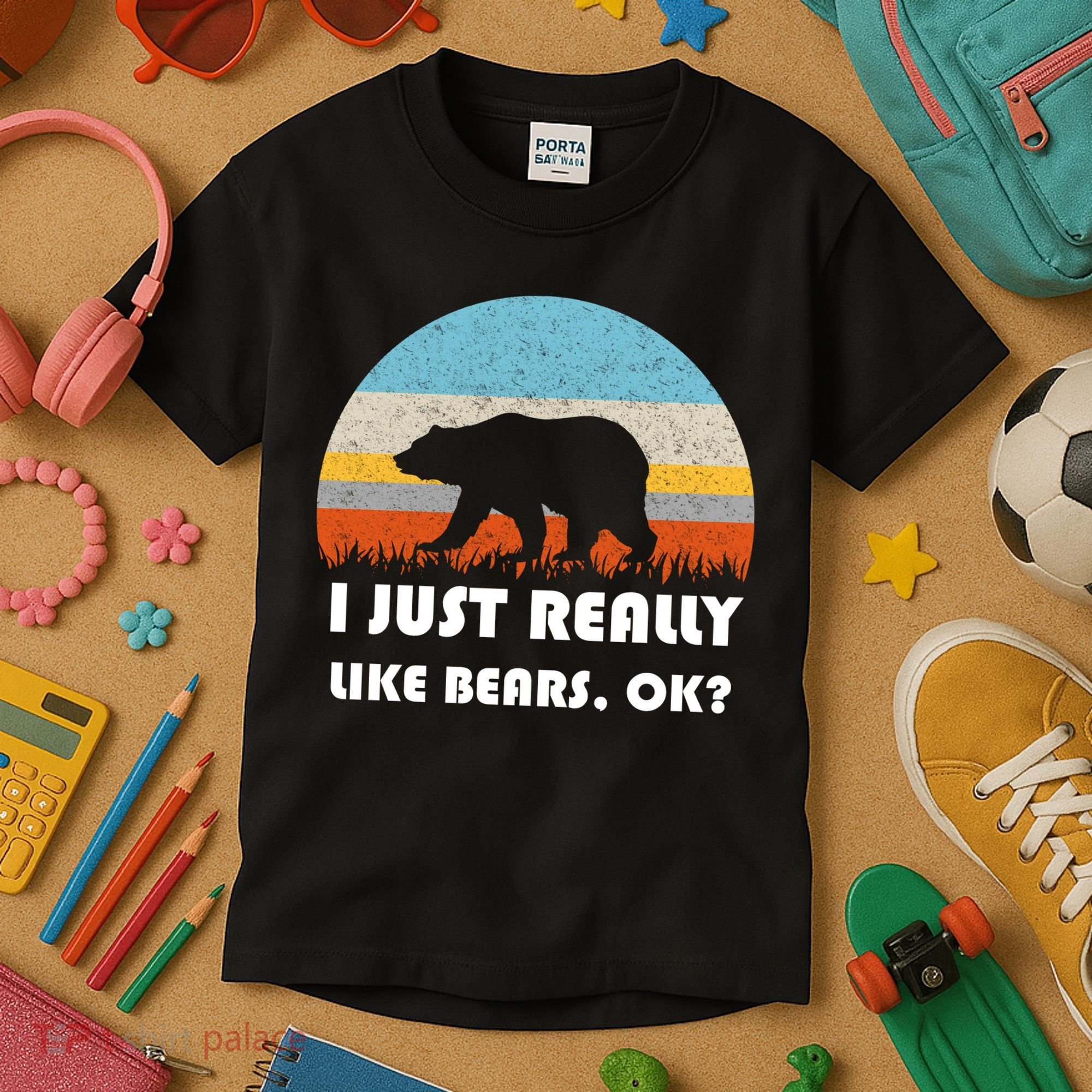 I Really Like Bears Kids T-Shirt