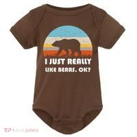 I Really Like Bears Baby Bodysuit thumb 0