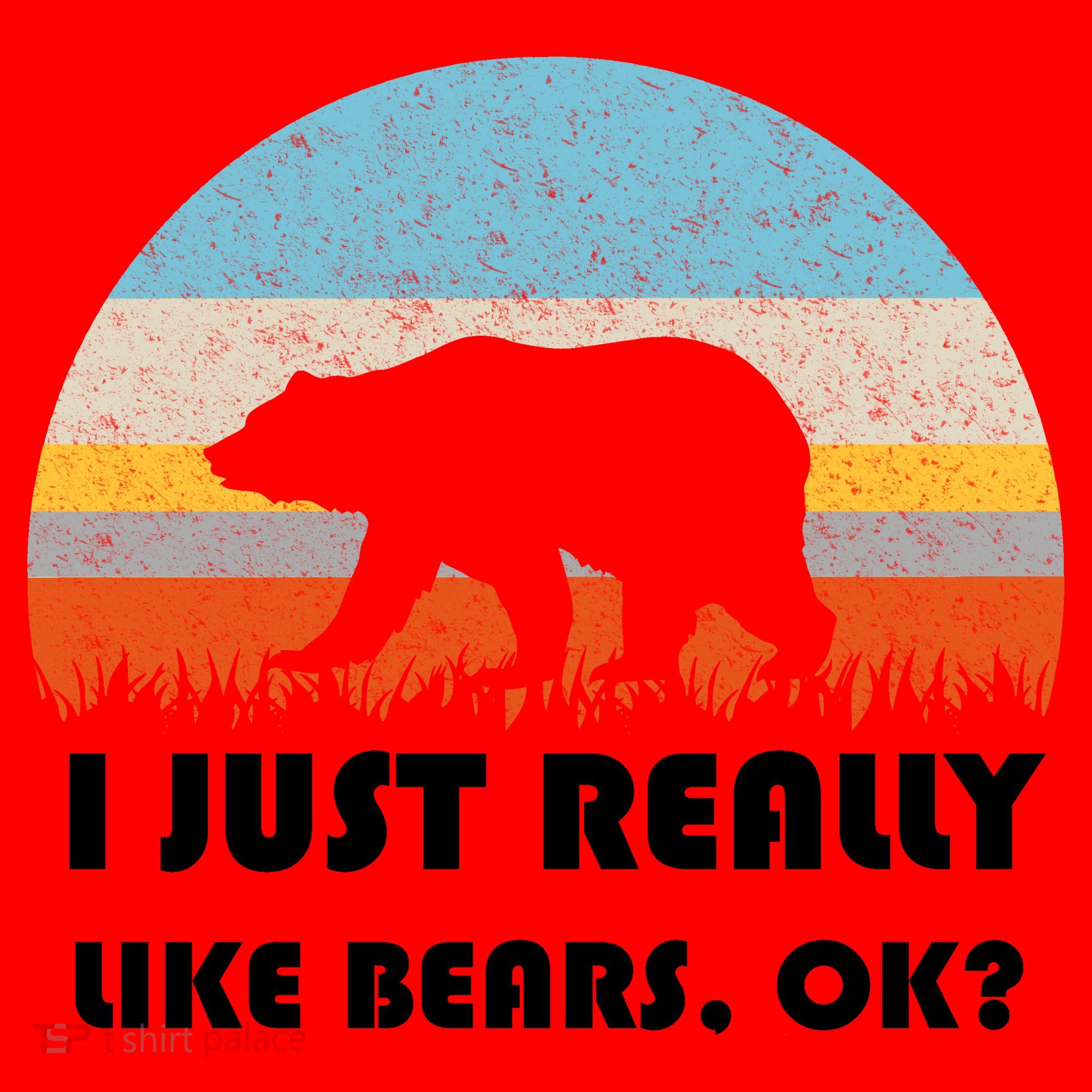 I Really Like Bears Santa Hat