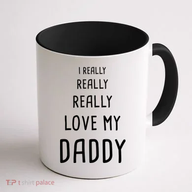 I Really Love My Daddy Coffee Mug back