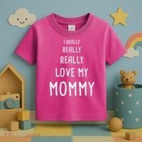 I Really Love My Mommy Toddler T-Shirt thumb 3