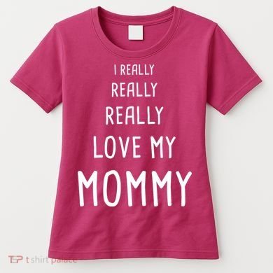 I Really Love My Mommy Women's T-Shirt