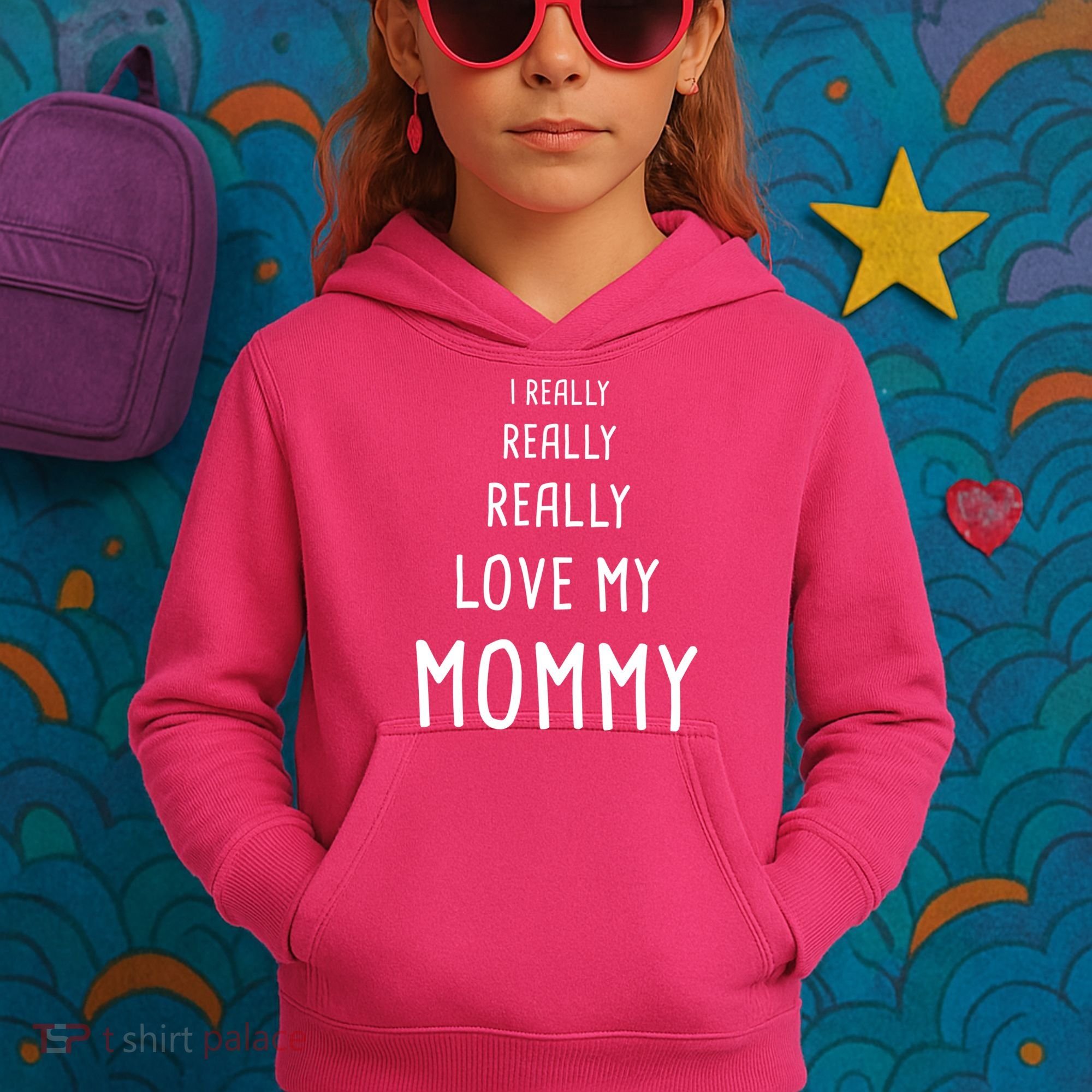 I Really Love My Mommy Kids Hoodie
