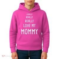 I Really Love My Mommy Kids Hoodie thumb 4