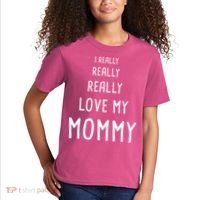 I Really Love My Mommy Kids T-Shirt thumb 2