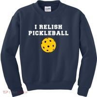 I Relish Pickleball Kids Sweatshirt thumb 0