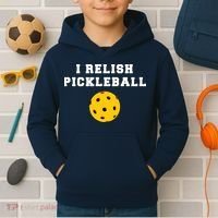 I Relish Pickleball Kids Hoodie thumb 2