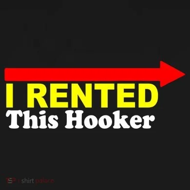 I Rented This Hooker Flat Bill Trucker Hat