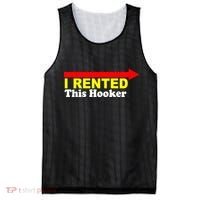 I Rented This Hooker Mesh Reversible Basketball Jersey Tank thumb 0