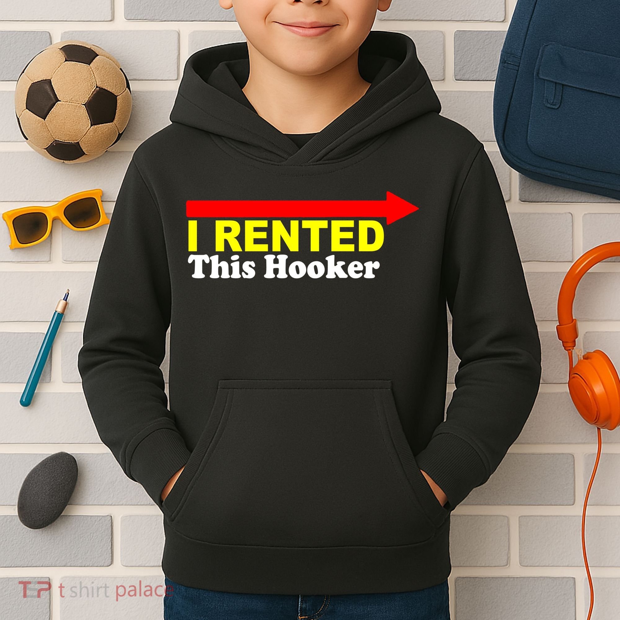I Rented This Hooker Kids Hoodie