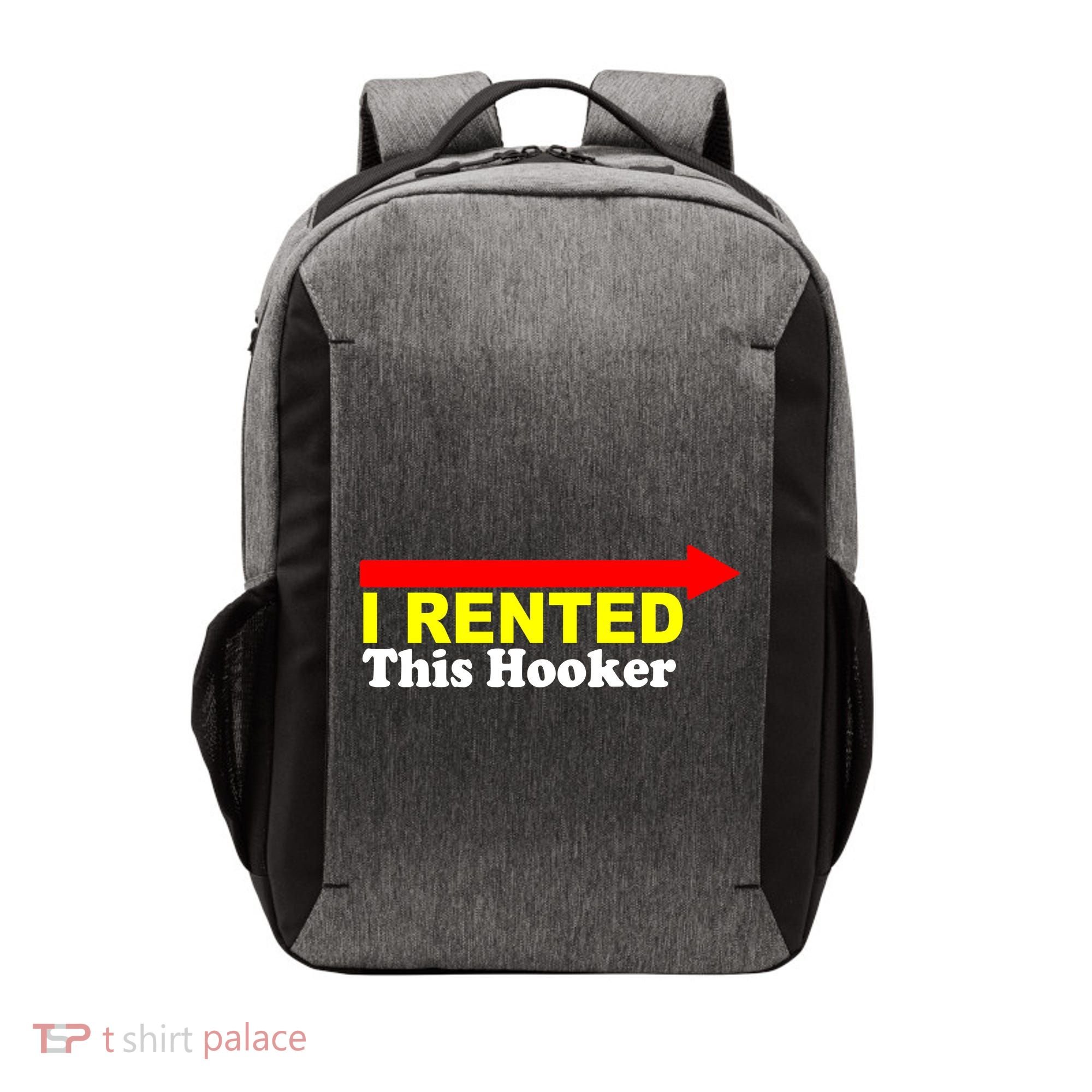 I Rented This Hooker Vector Backpack