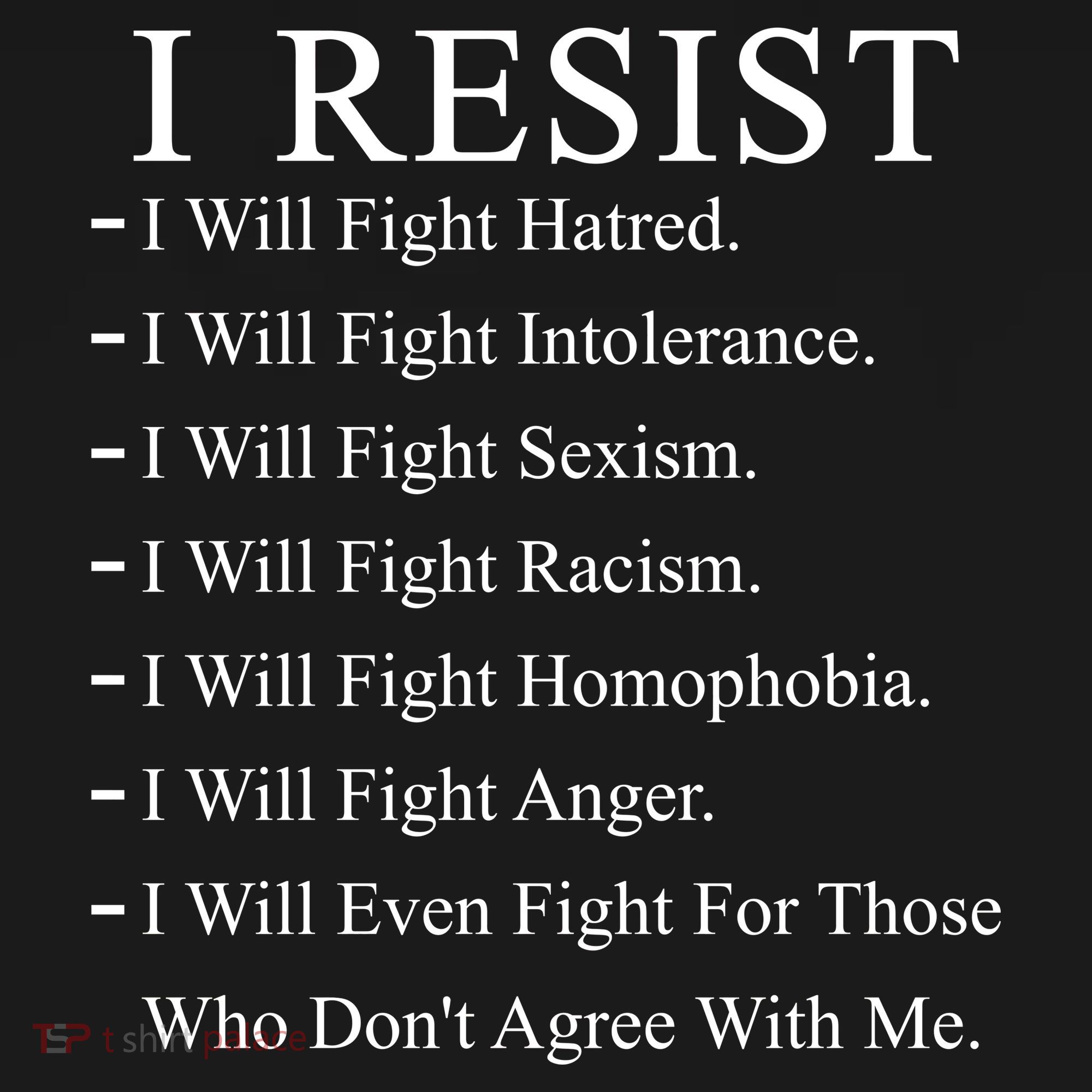 I Resist. I Will Fight. The Resistance Anti Trump Bucket Hat
