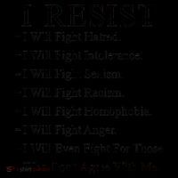 I Resist. I Will Fight. The Resistance Anti Trump Coffee Mug thumb 5