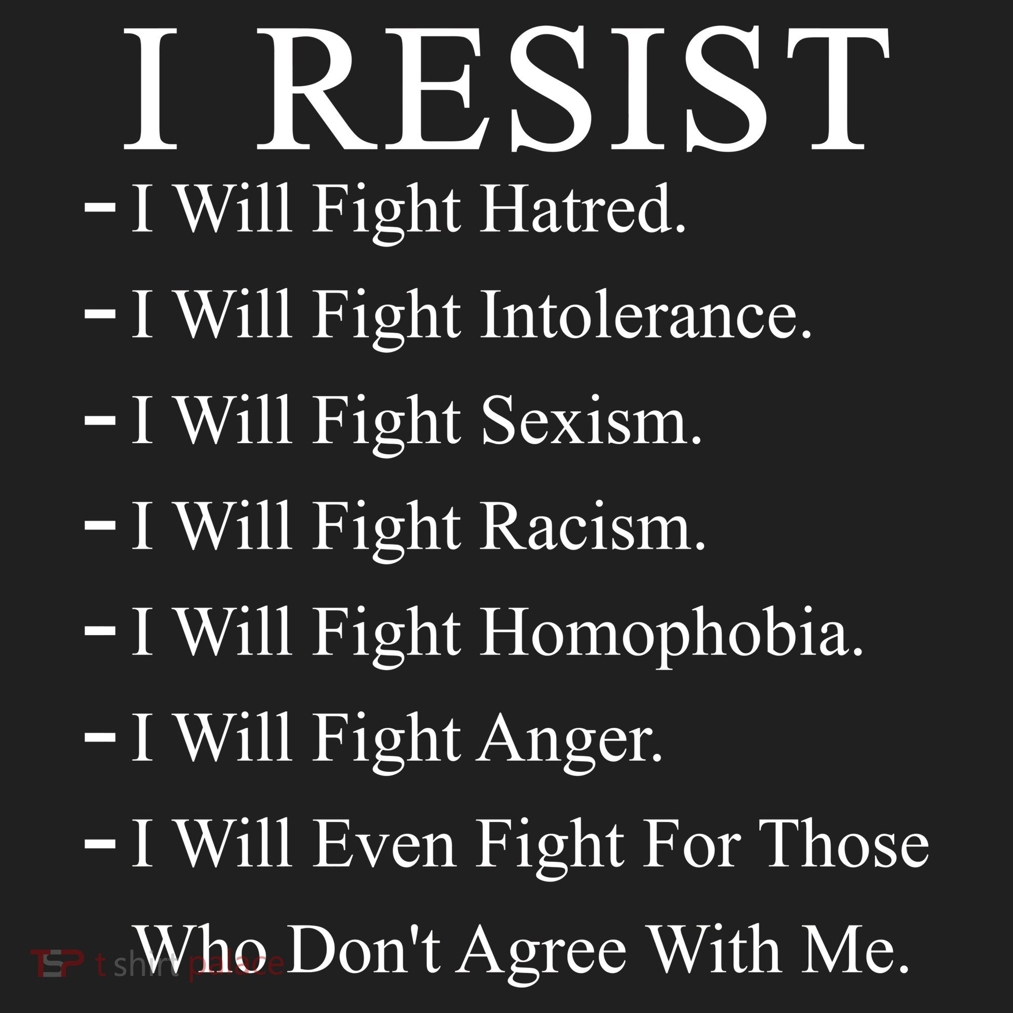I Resist. I Will Fight. The Resistance Anti Trump Hat
