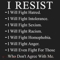 I Resist. I Will Fight. The Resistance Anti Trump Golf Towel thumb 3
