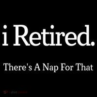 I Retired There's A Nap For That Ornament thumb 1