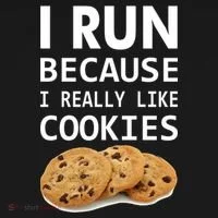 I Run Because I Really Like Cookies Bucket Hat thumb 4