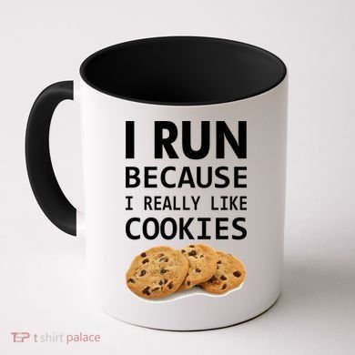 I Run Because I Really Like Cookies Coffee Mug