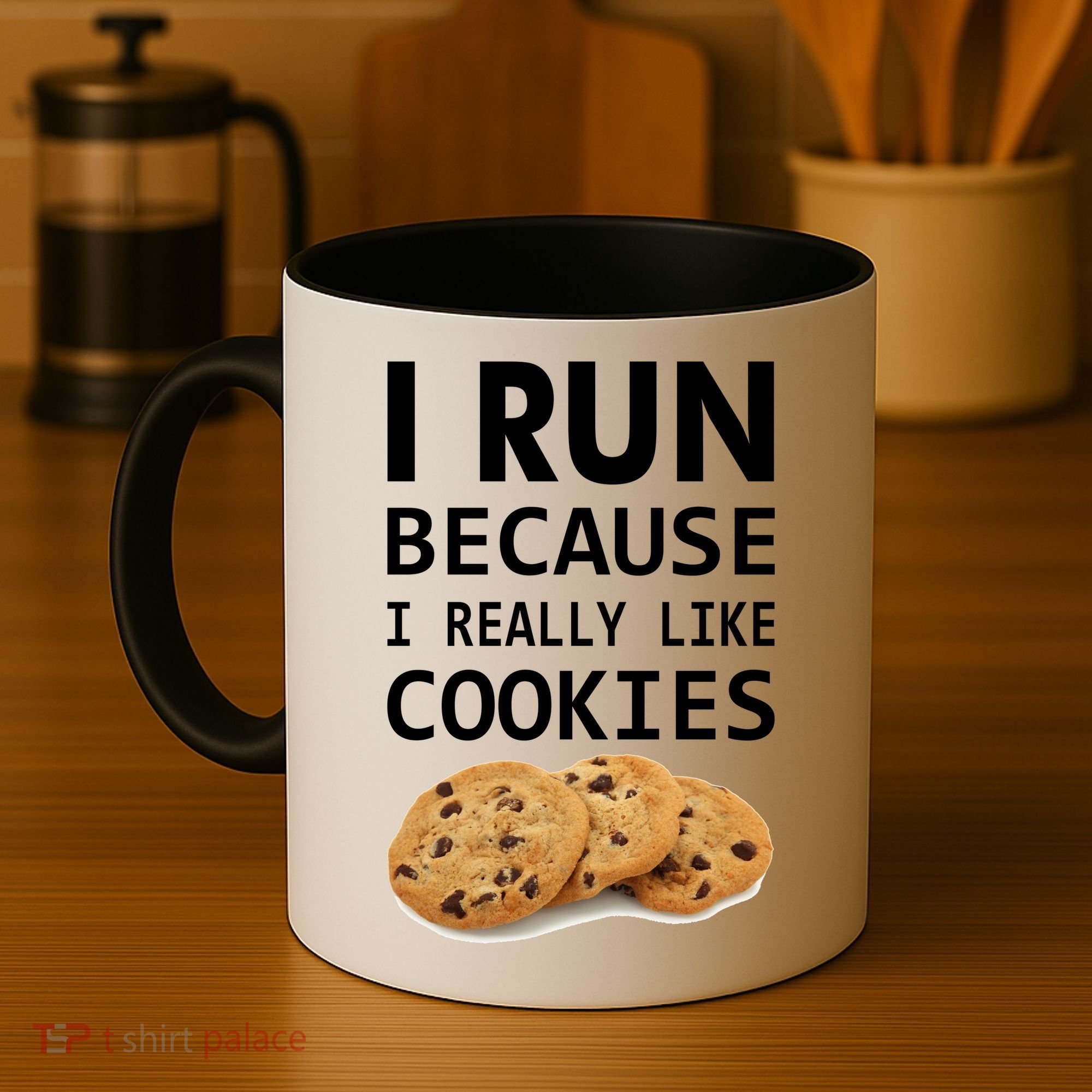 I Run Because I Really Like Cookies Coffee Mug