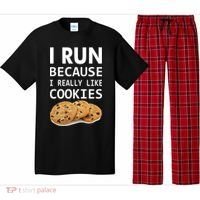 I Run Because I Really Like Cookies Pajama Set thumb 0